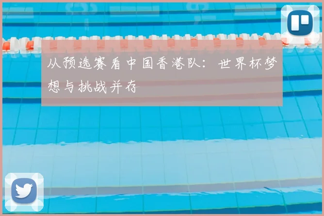 从预选赛看中国香港队：世界杯梦想与挑战并存